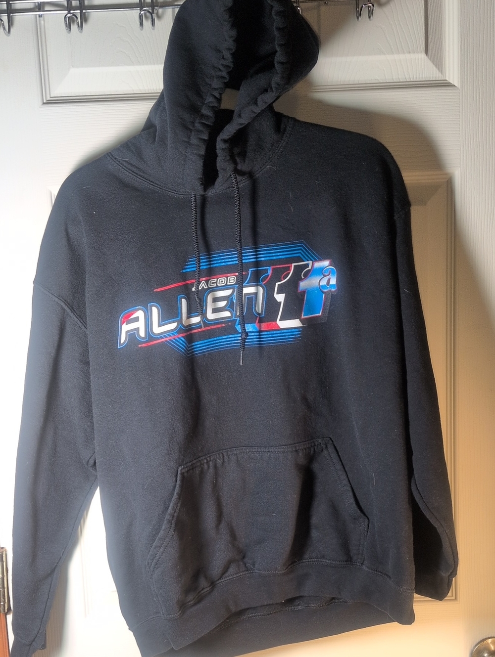 Black Graphic Hoodie